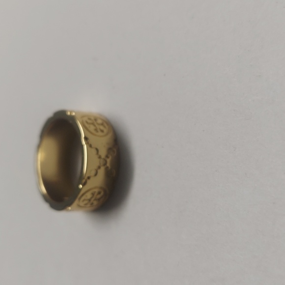 Tory Bruch ICON T MONOGRAM RING Size 8 - Picture 5 of 9